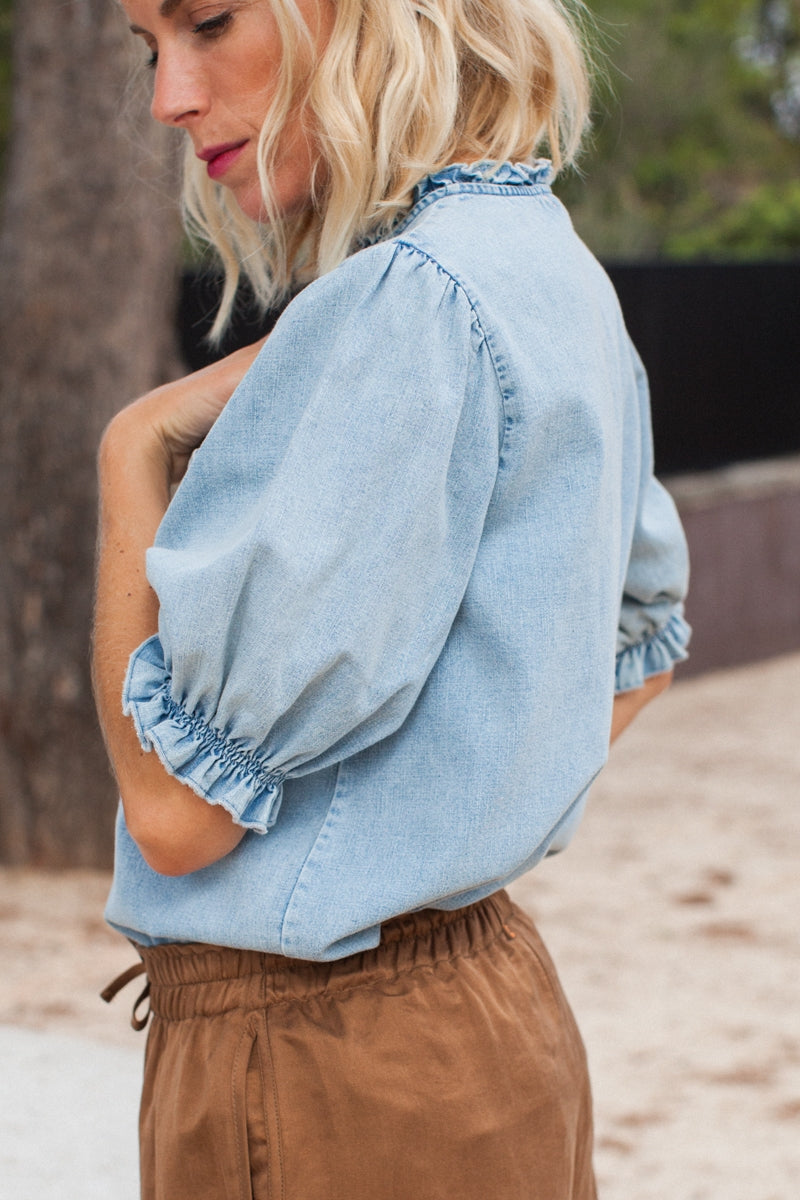 BLOUSE TESSA denim-FEMME-bleach denim-marlot-paris