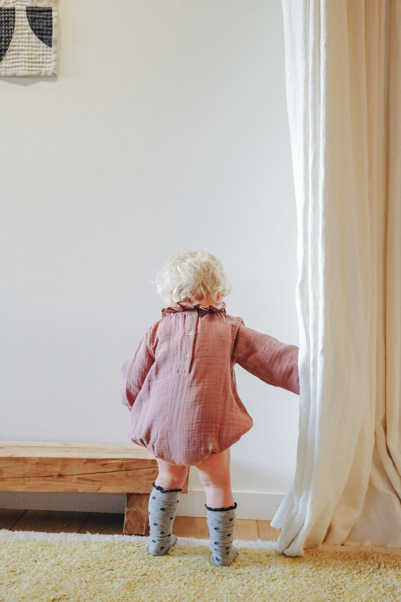 Barboteuse Amour mauve-Bébé-mauve-marlot-paris