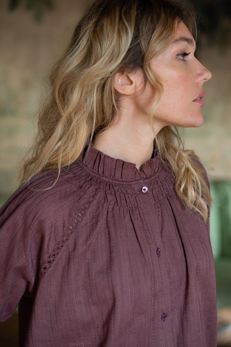Blouse Daisy prune-FEMME-prune-marlot-paris