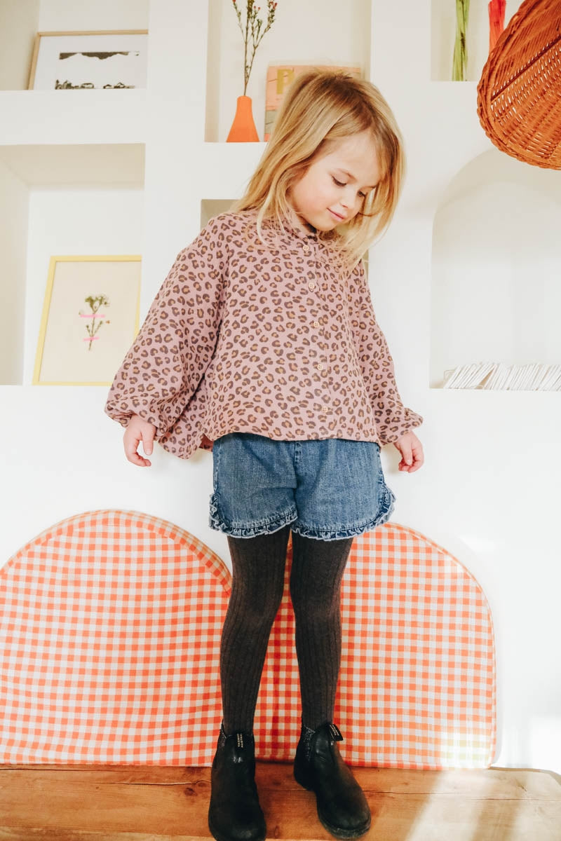 Blouse Hazel léopard mauve-Enfant-léopard mauve-marlot-paris