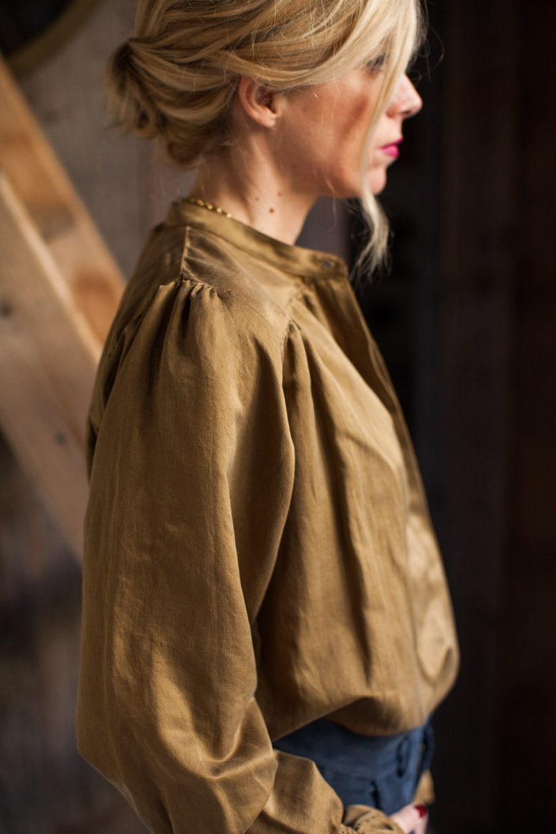 Blouse Peony bronze-ARCHIVES-bronze-marlot-paris
