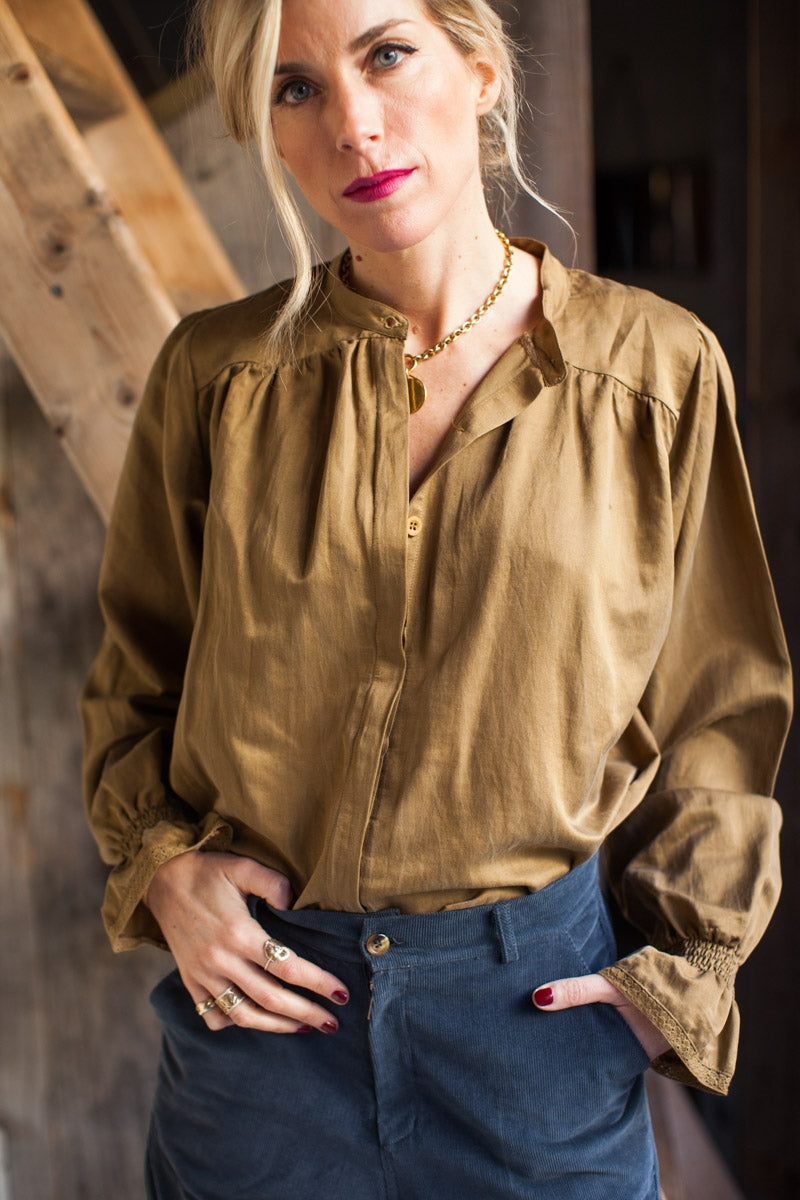 Blouse Peony bronze-ARCHIVES-bronze-marlot-paris