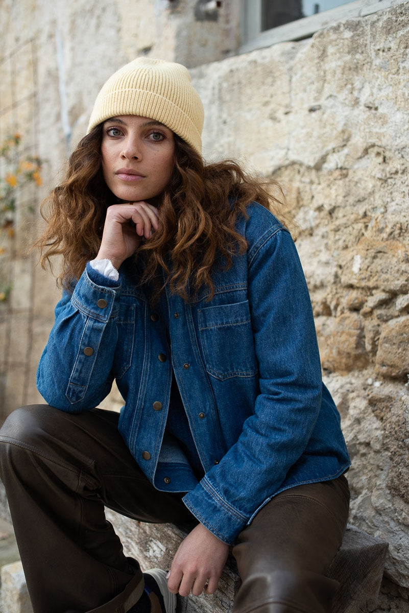 Bonnet Mila jaune-FEMME-jaune pastel-marlot-paris