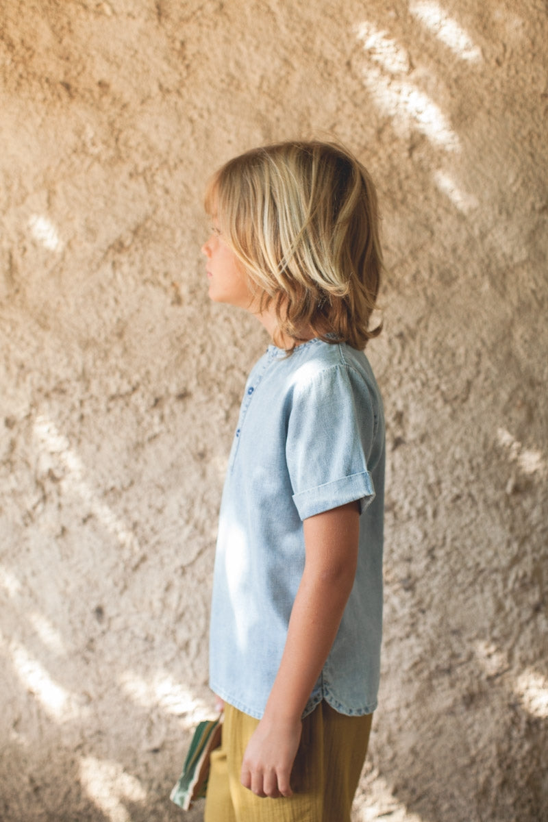 CHEMISE MARCO bleach denim-OUTLET-bleach denim-marlot-paris