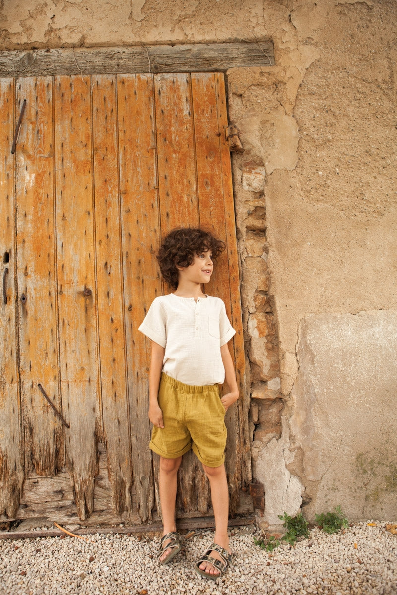 CHEMISE MARIUS vanille-OUTLET-vanille-marlot-paris