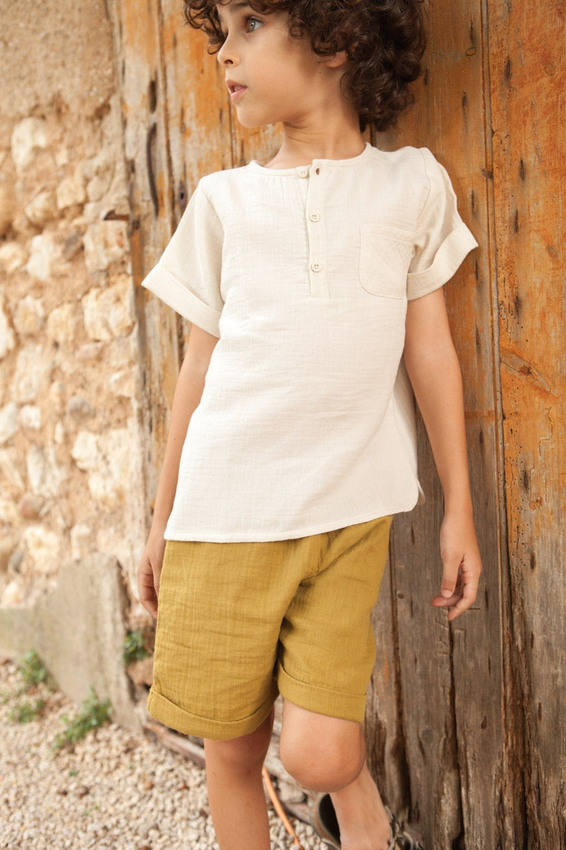 CHEMISE MARIUS vanille-OUTLET-vanille-marlot-paris