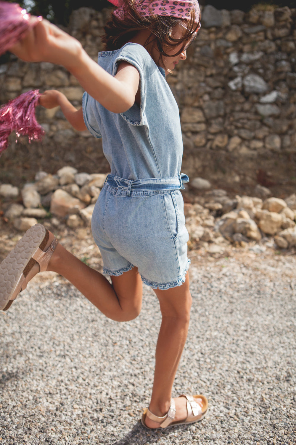 COMBISHORT MARTHE denim bleach-OUTLET-bleach denim-marlot-paris