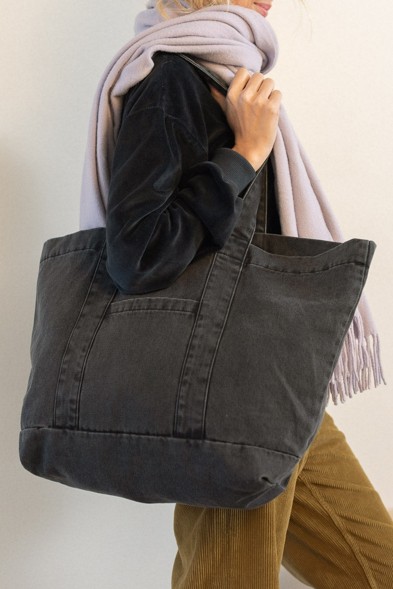 Cabas Oslo gris-FEMME-denim gris-marlot-paris