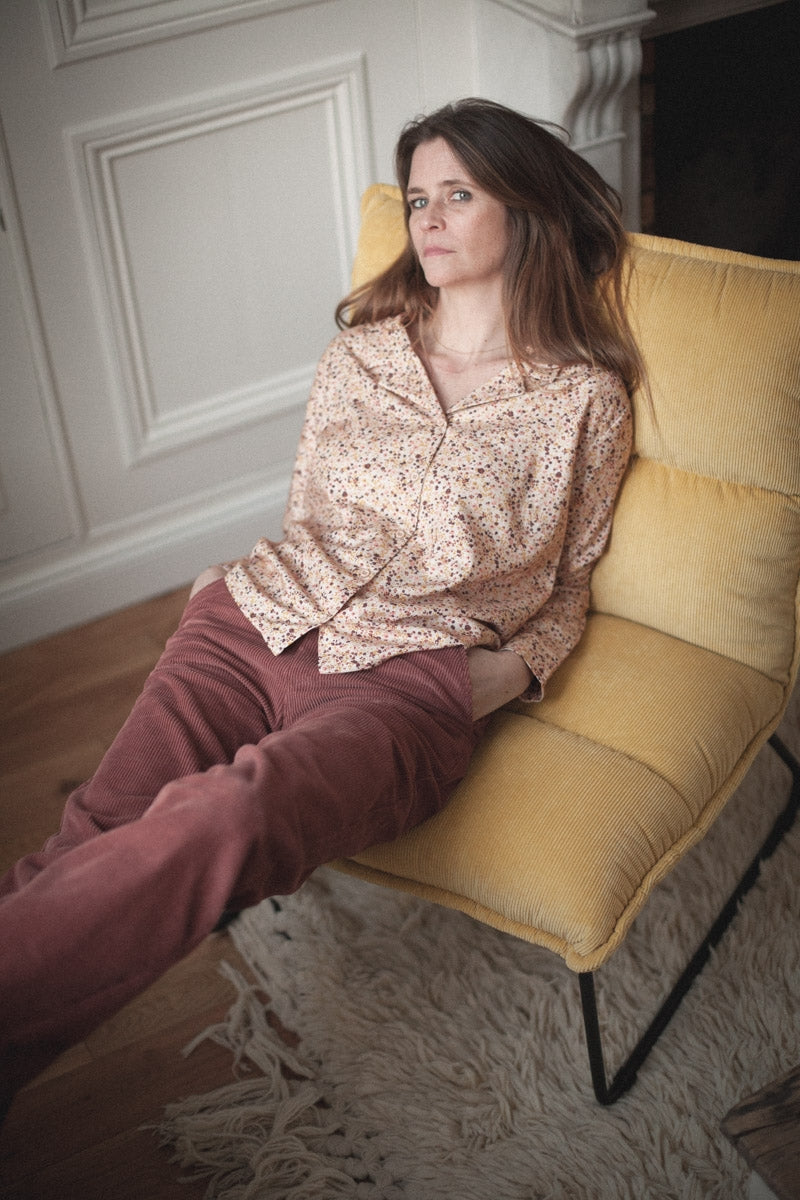 Chemise Macha coton lily ocre-ARCHIVES-lily ocre-marlot-paris