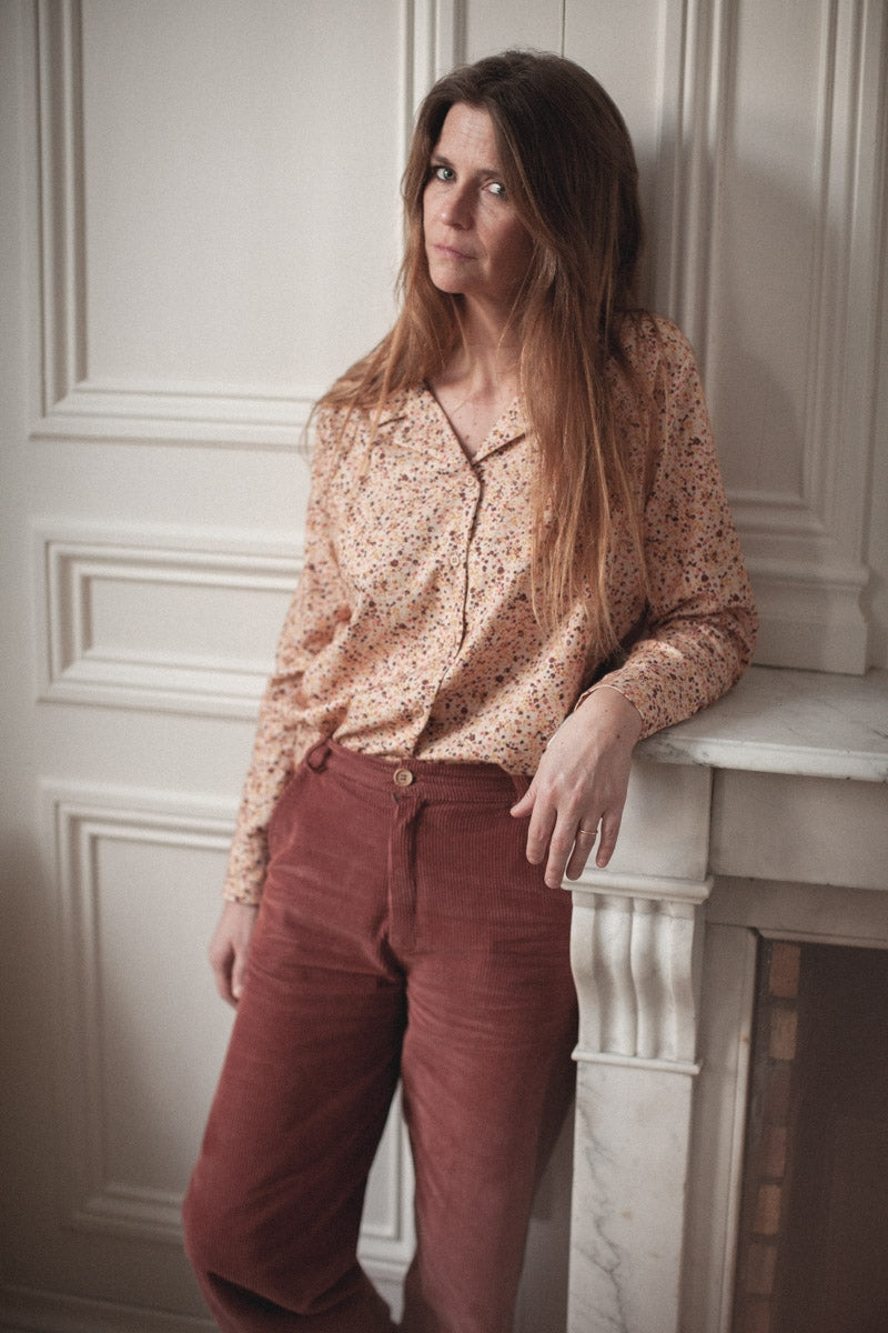 Chemise Macha coton lily ocre-ARCHIVES-lily ocre-marlot-paris