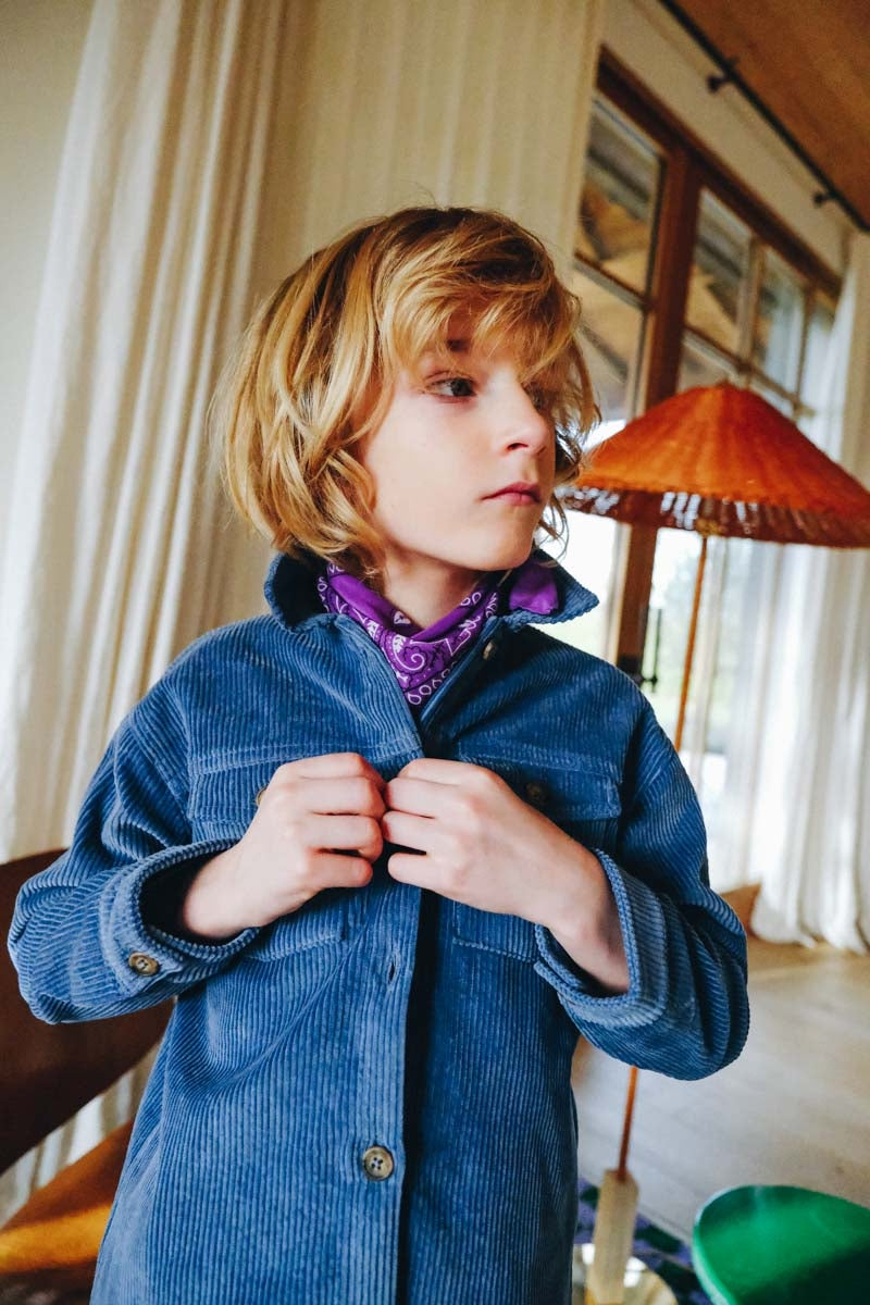 Chemise Oscar bleu céleste-Enfant-bleu céleste-marlot-paris