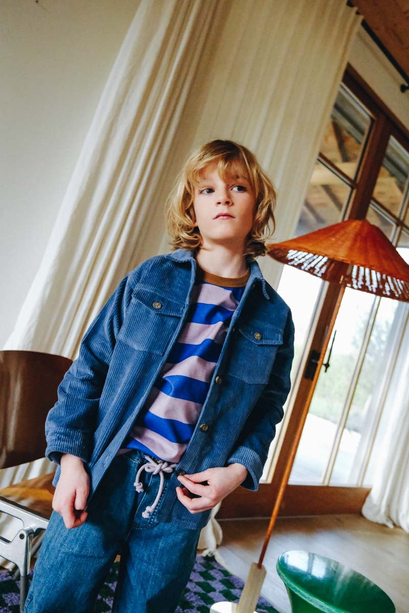 Chemise Oscar bleu céleste-Enfant-bleu céleste-marlot-paris