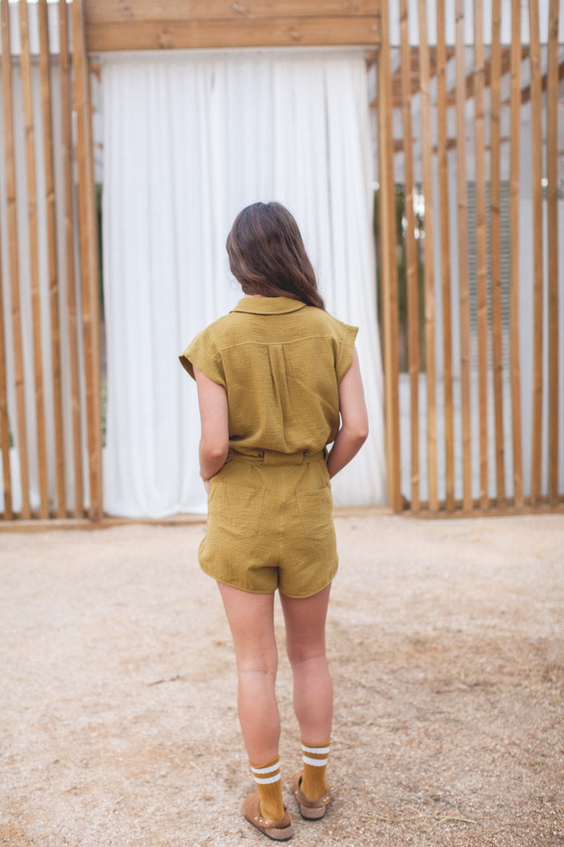 Combinaison Helena olive-OUTLET-HUILE D'OLIVE-marlot-paris