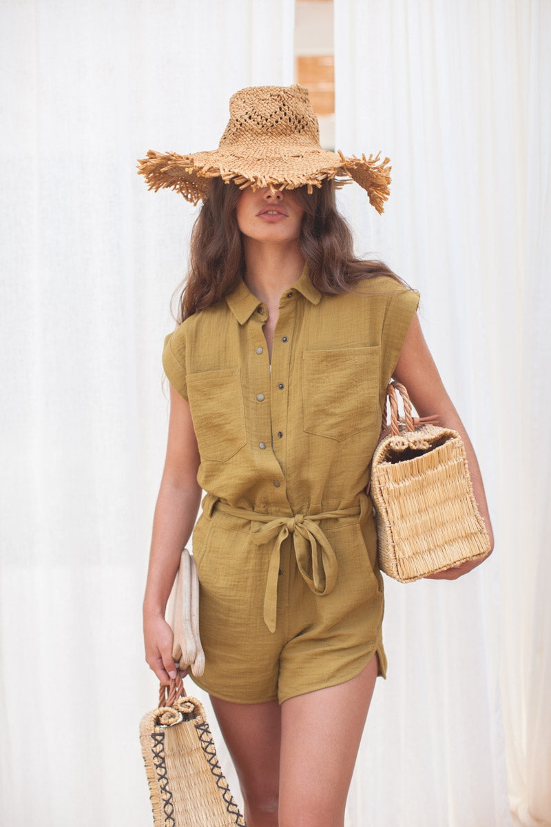 Combinaison Helena olive-OUTLET-HUILE D'OLIVE-marlot-paris