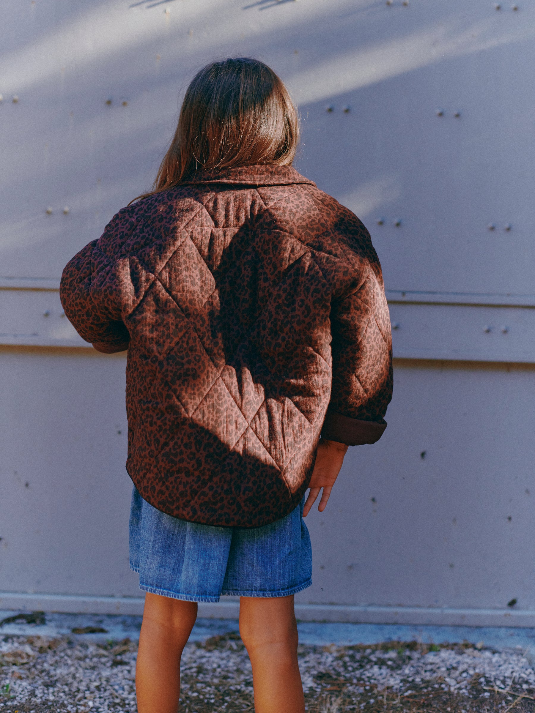 Henriette leopard chocolate jacket