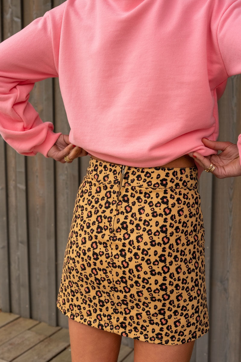 Jupe Horty léopard Havane-COLLAB-Léopard Havane-marlot-paris