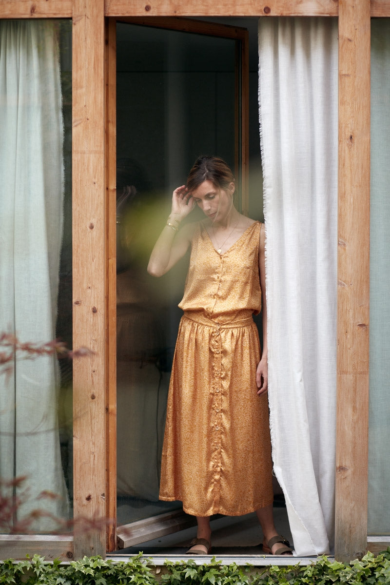 Jupe Minette fauve ocre-OUTLET-fauve ocre-marlot-paris