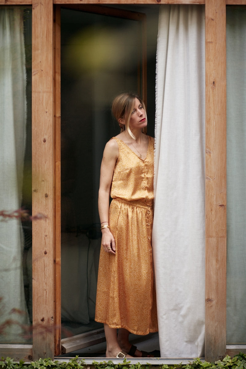 Jupe Minette fauve ocre-OUTLET-fauve ocre-marlot-paris