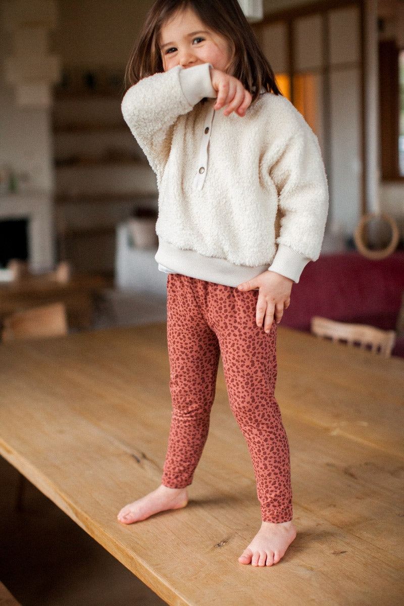 LEGGING BÉBÉ MIKKY léopard terracotta-ARCHIVES-Léopard terracotta-marlot-paris