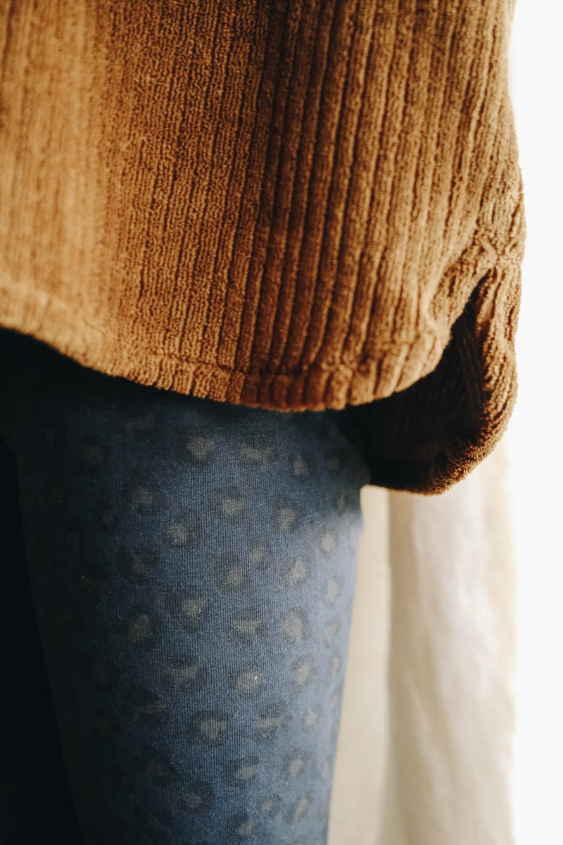 Legging mikky léopard indigo-Bébé-léopard indigo-marlot-paris