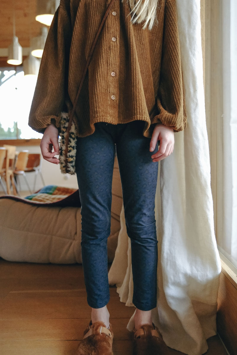 Legging mikky léopard indigo-Bébé-léopard indigo-marlot-paris