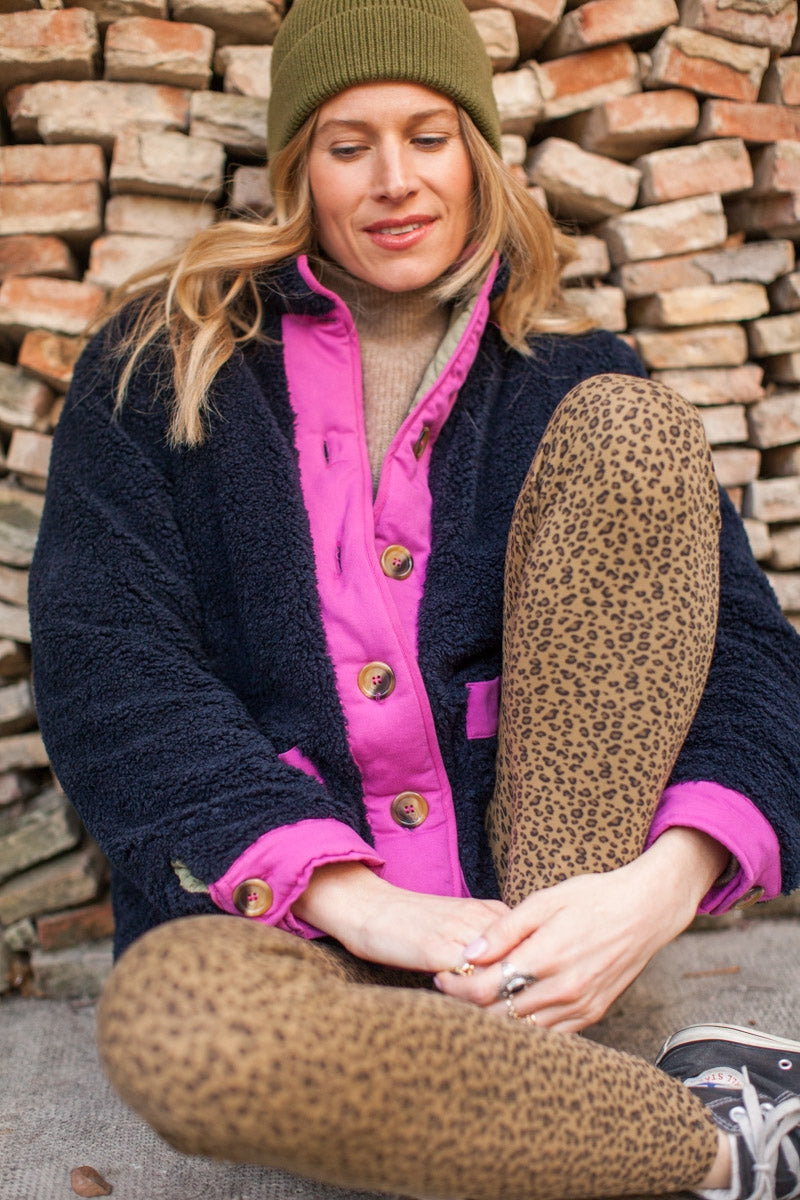 MANTEAU ELSA navy-ARCHIVES-bleu navy-marlot-paris