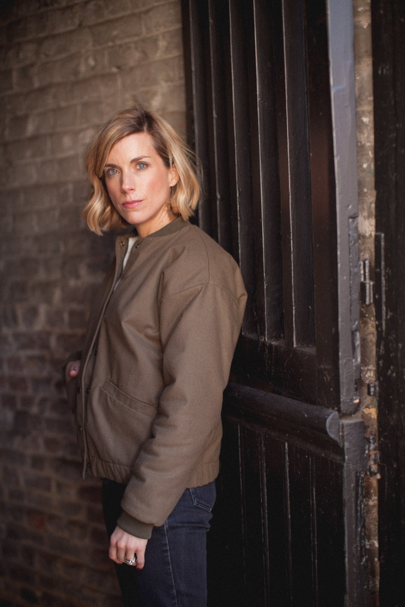 Manteau Nine Olive-OUTLET-olive-marlot-paris