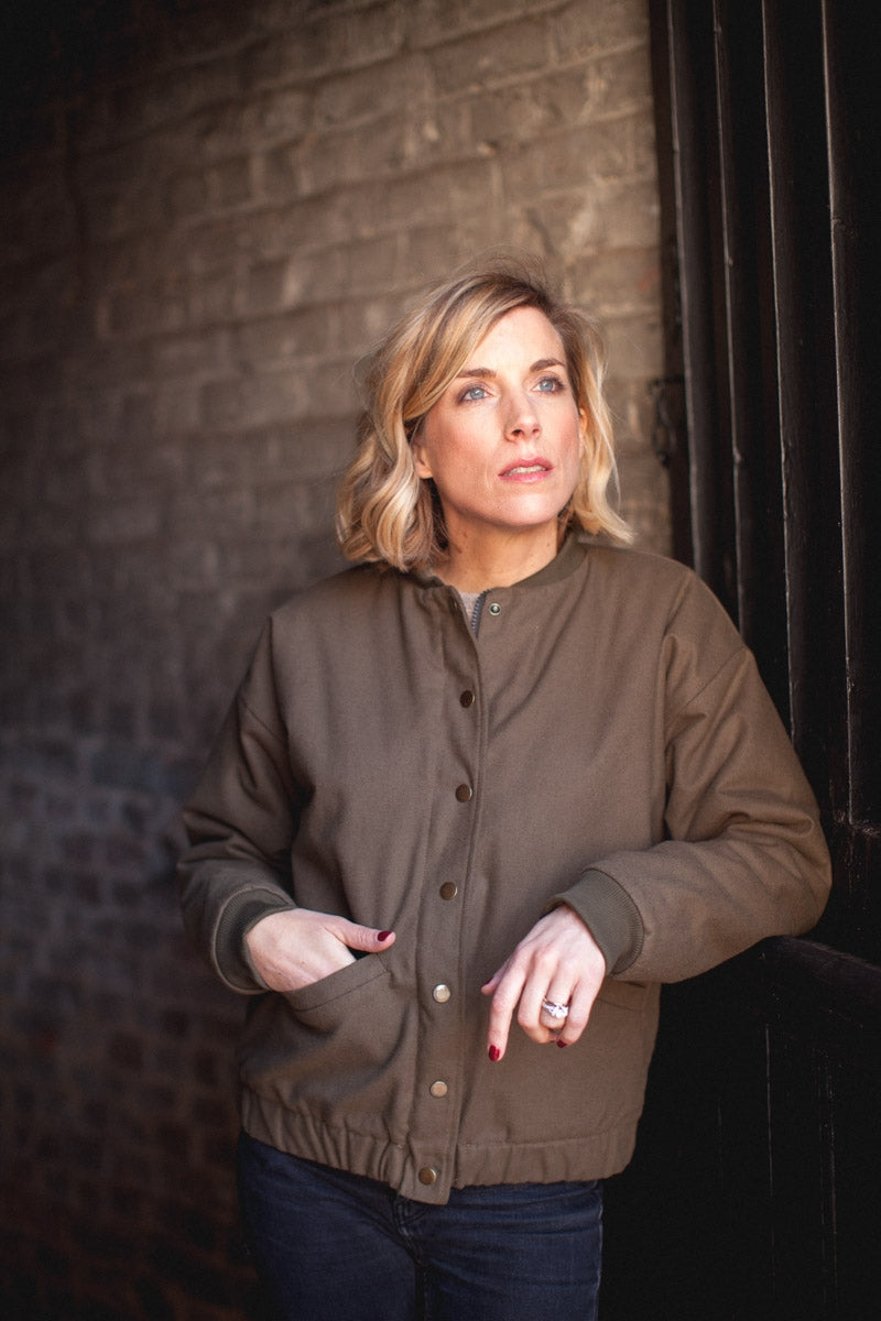 Manteau Nine Olive-OUTLET-olive-marlot-paris