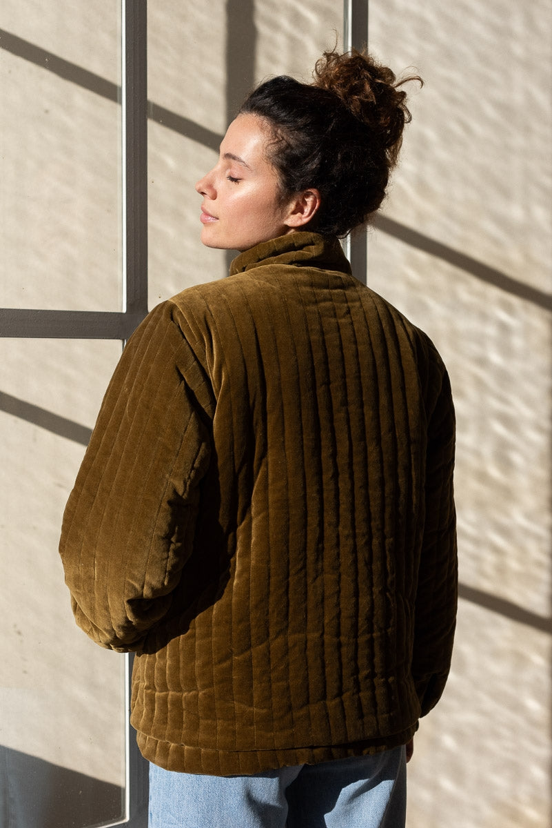 Manteau Rita bronze-FEMME-bronze-marlot-paris