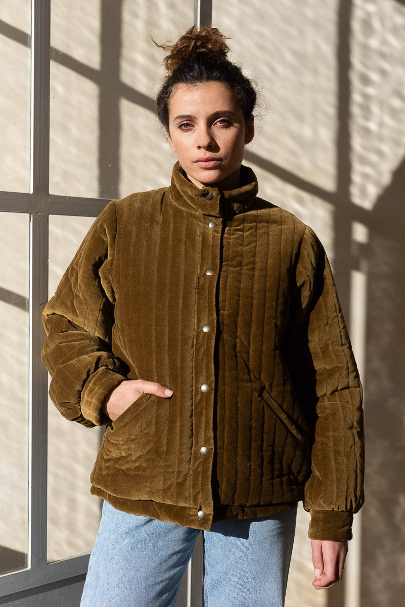 Manteau Rita bronze-FEMME-bronze-marlot-paris