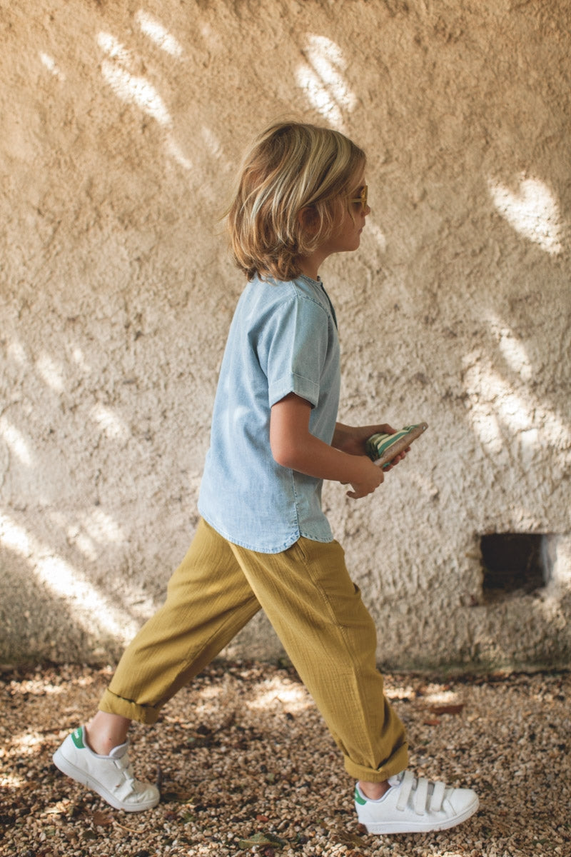 Pantalon Maxou olive-OUTLET-HUILE D'OLIVE-marlot-paris