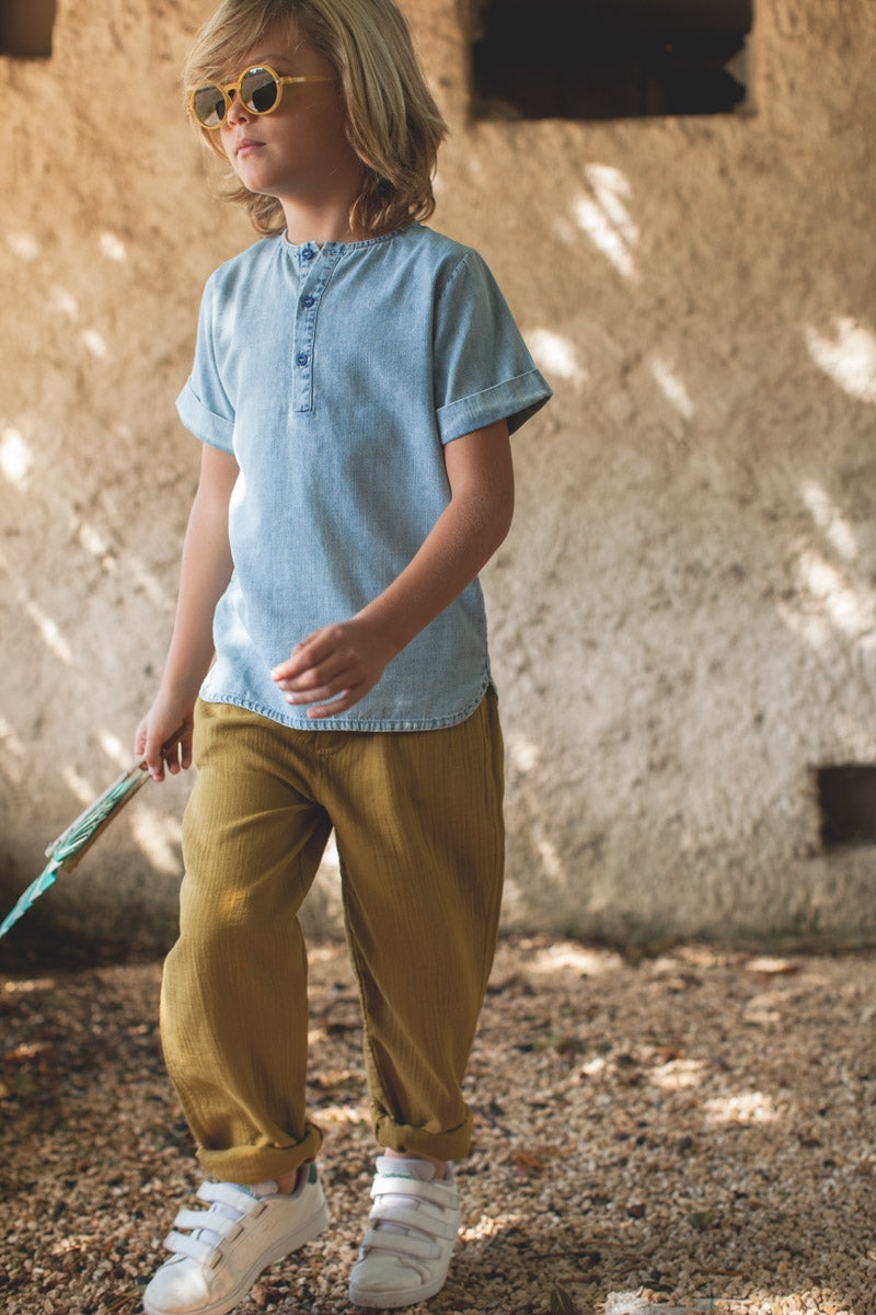 Pantalon Maxou olive-OUTLET-HUILE D'OLIVE-marlot-paris