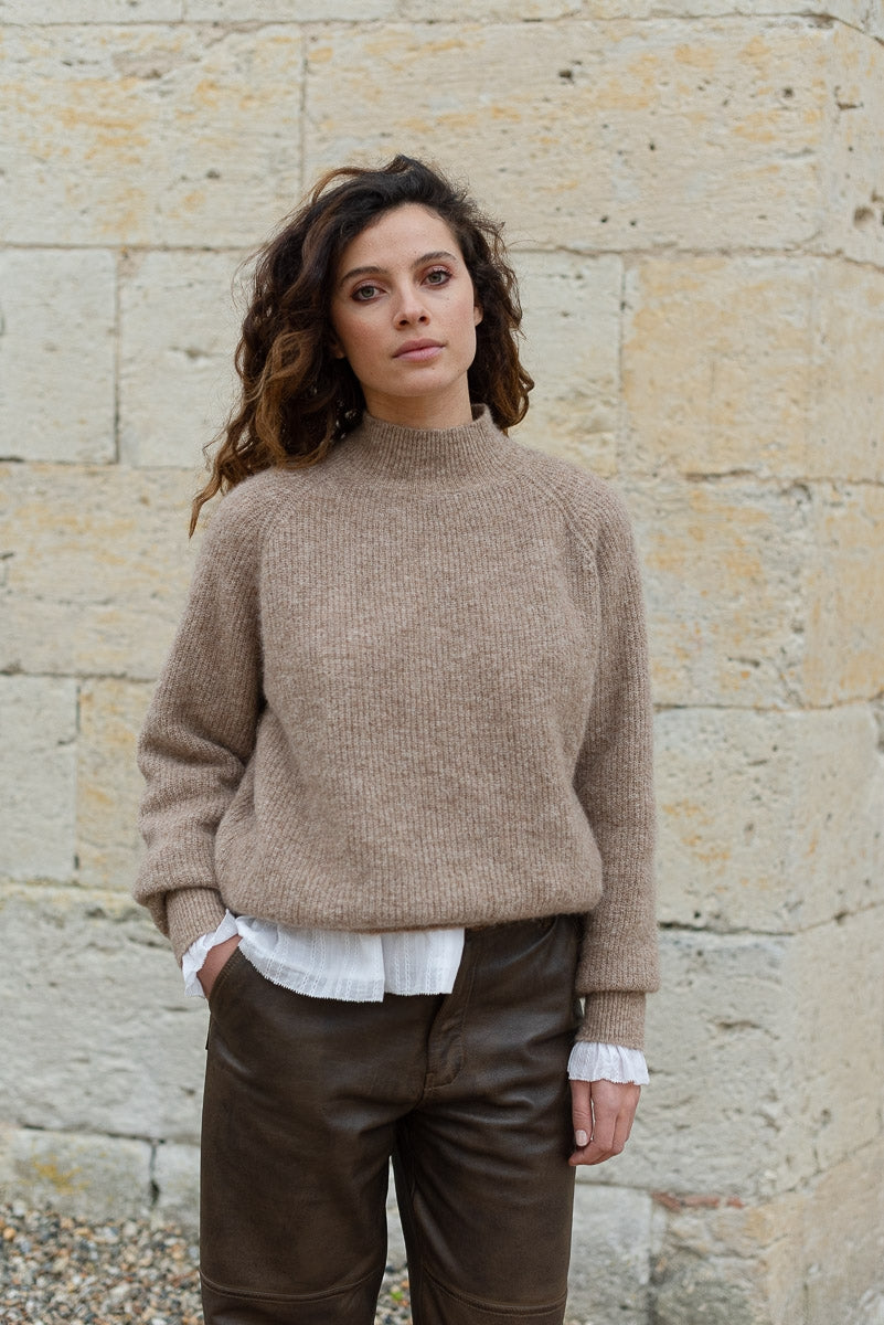 Pull Alice beige-FEMME-BEIGE-marlot-paris