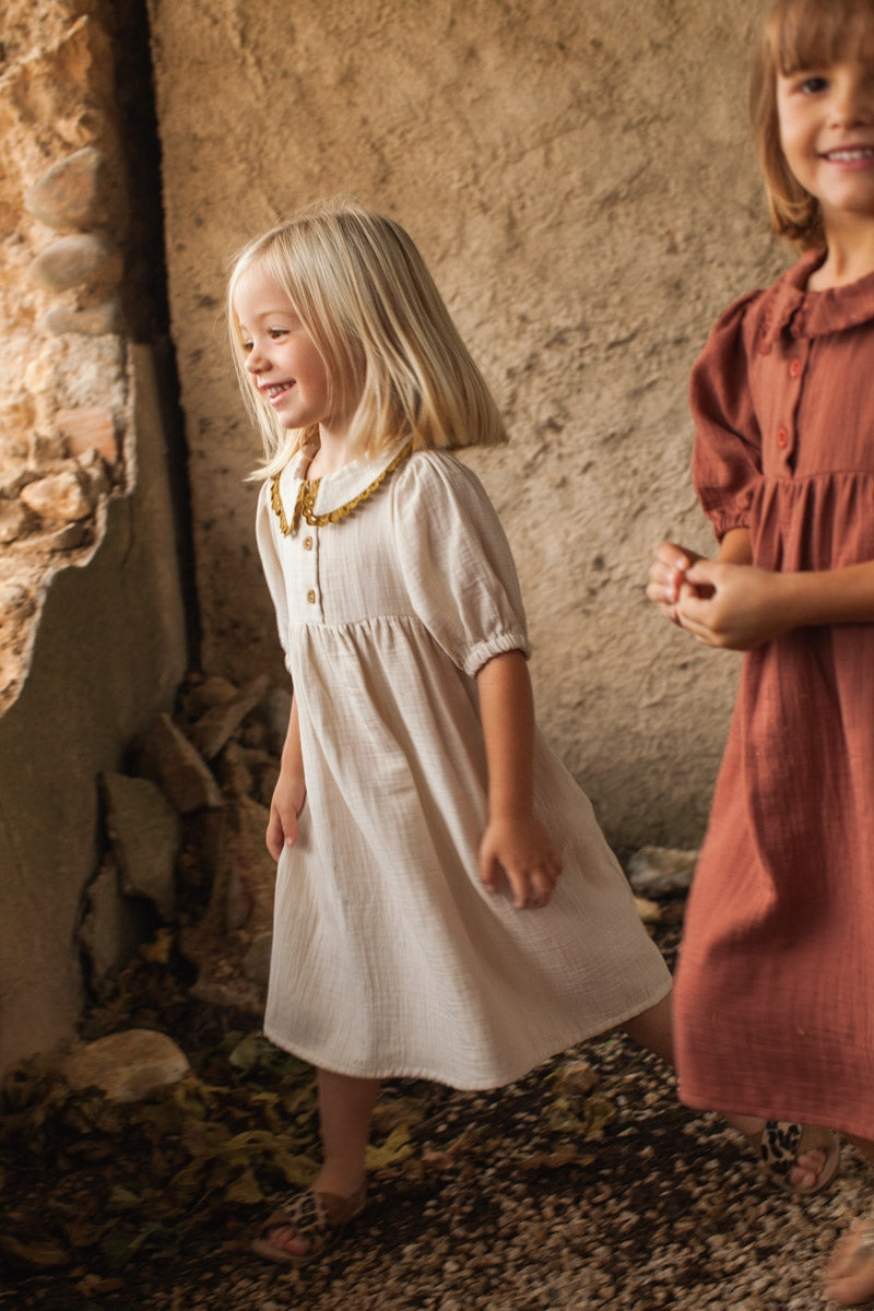 ROBE BERRY vanille-OUTLET-vanille-marlot-paris