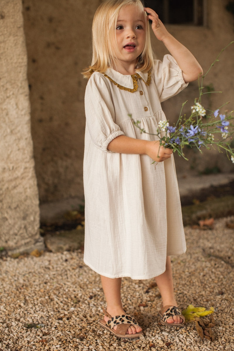 ROBE BERRY vanille-OUTLET-vanille-marlot-paris