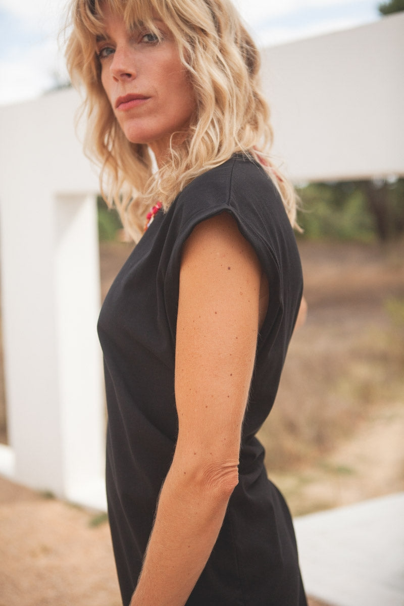 ROBE CONSTANCE noire-FEMME-noir-marlot-paris