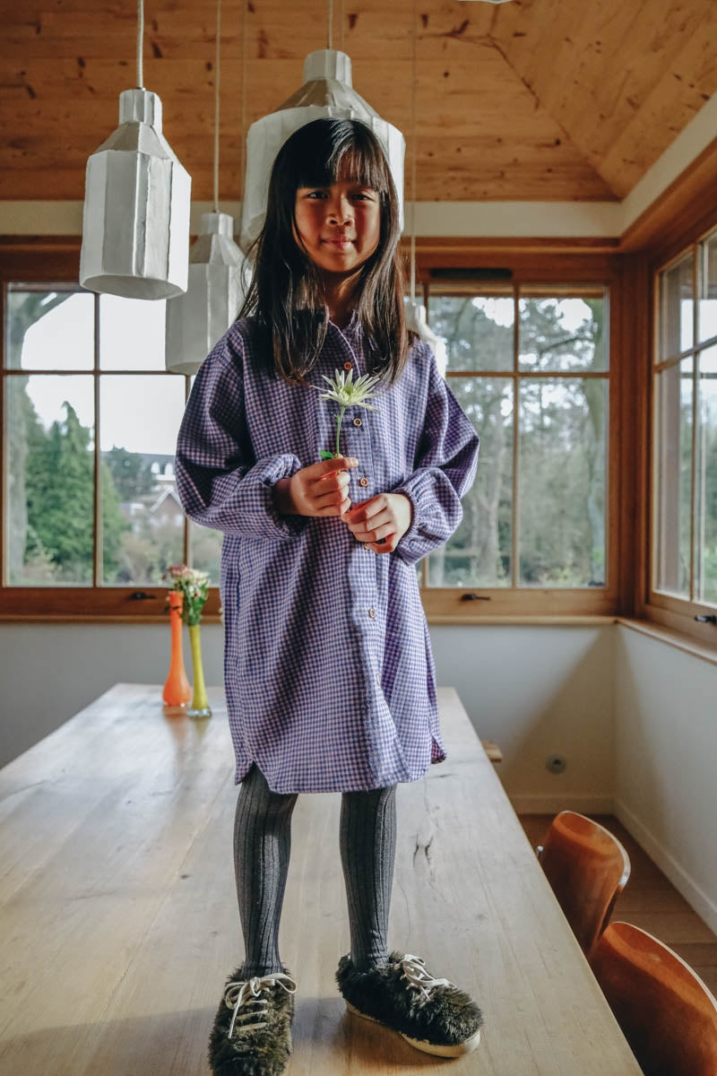 Robe Anna mini Vichy bleu-Enfant-mini vichy bleu-marlot-paris