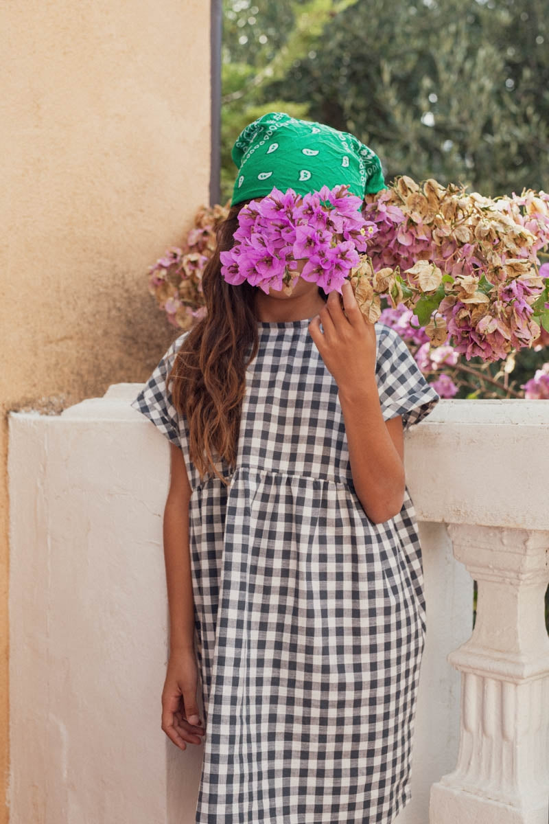 Robe Molly vichy indigo-fille-Vichy indigo-marlot-paris