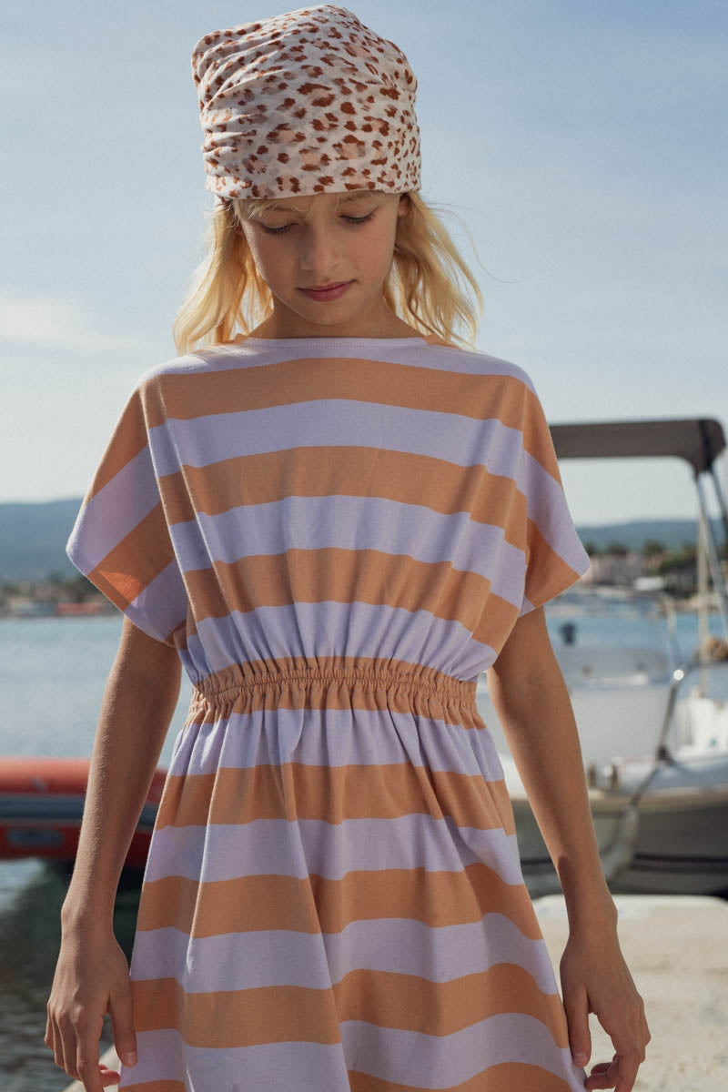 Robe Paloma rayé lilas-fille-rayé lilas-marlot-paris