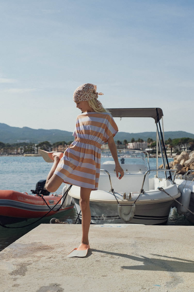 Robe Paloma rayé lilas-fille-rayé lilas-marlot-paris