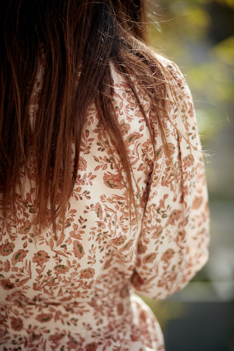 Robe Tilda sarika vanille-OUTLET-vanille-marlot-paris