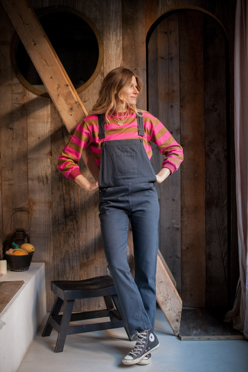 SALOPETTE IDA indigo-OUTLET-BLEU INDIGO-marlot-paris