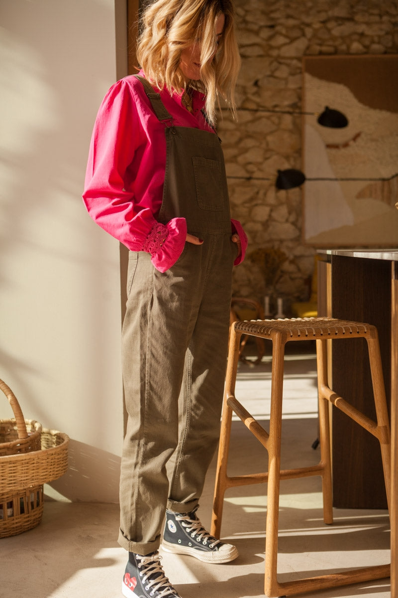 SALOPETTE IDA kaki-OUTLET-kaki-marlot-paris