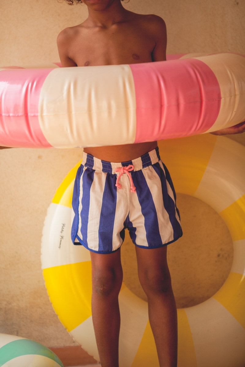 SHORT DE BAIN IBIZA RAYÉ bleu roi-OUTLET-RAYÉ BLEU ROI-marlot-paris