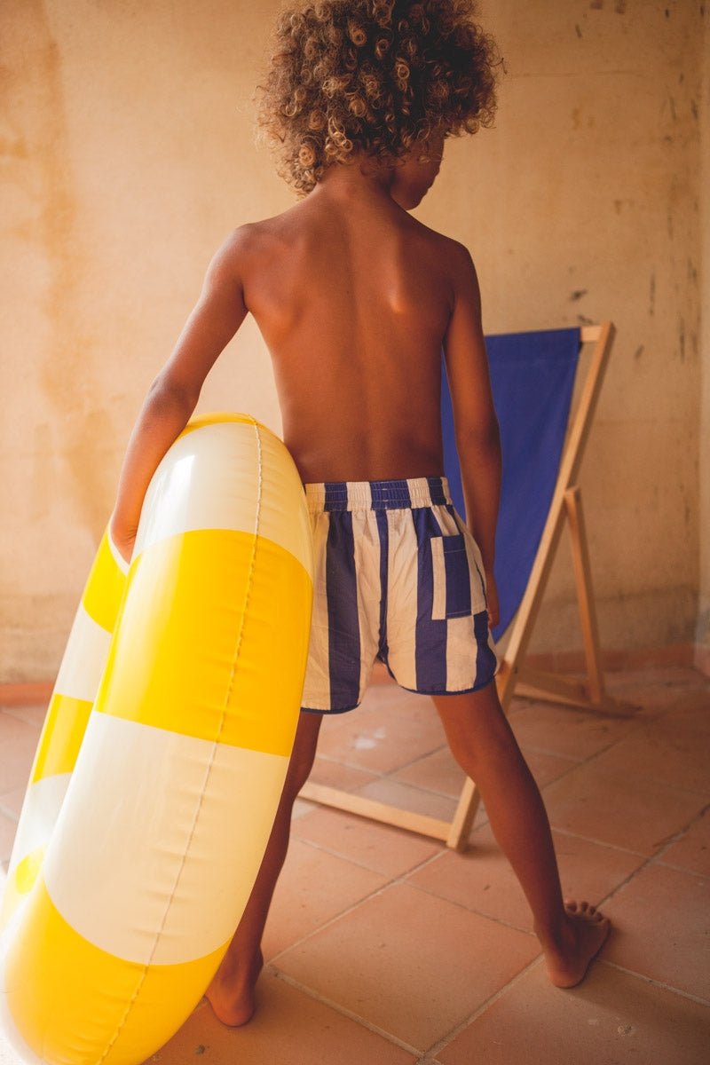 SHORT DE BAIN IBIZA RAYÉ bleu roi-OUTLET-RAYÉ BLEU ROI-marlot-paris