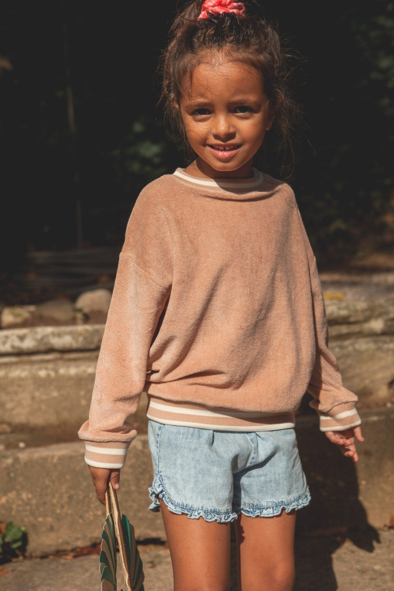 SHORT PAOLA denim bleach-OUTLET-bleach denim-marlot-paris