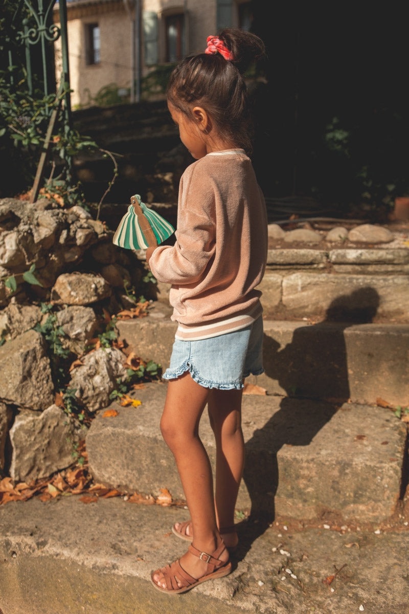 SHORT PAOLA denim bleach-OUTLET-bleach denim-marlot-paris