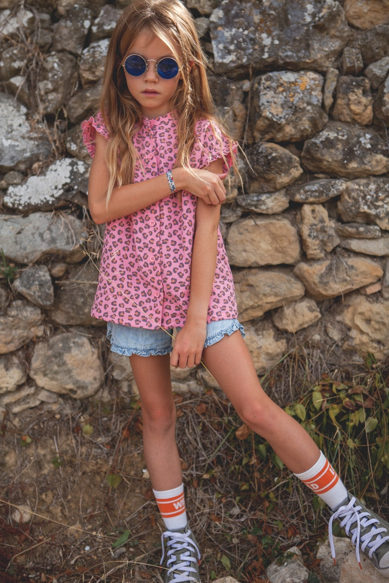 SHORT PAOLA denim bleach-OUTLET-bleach denim-marlot-paris