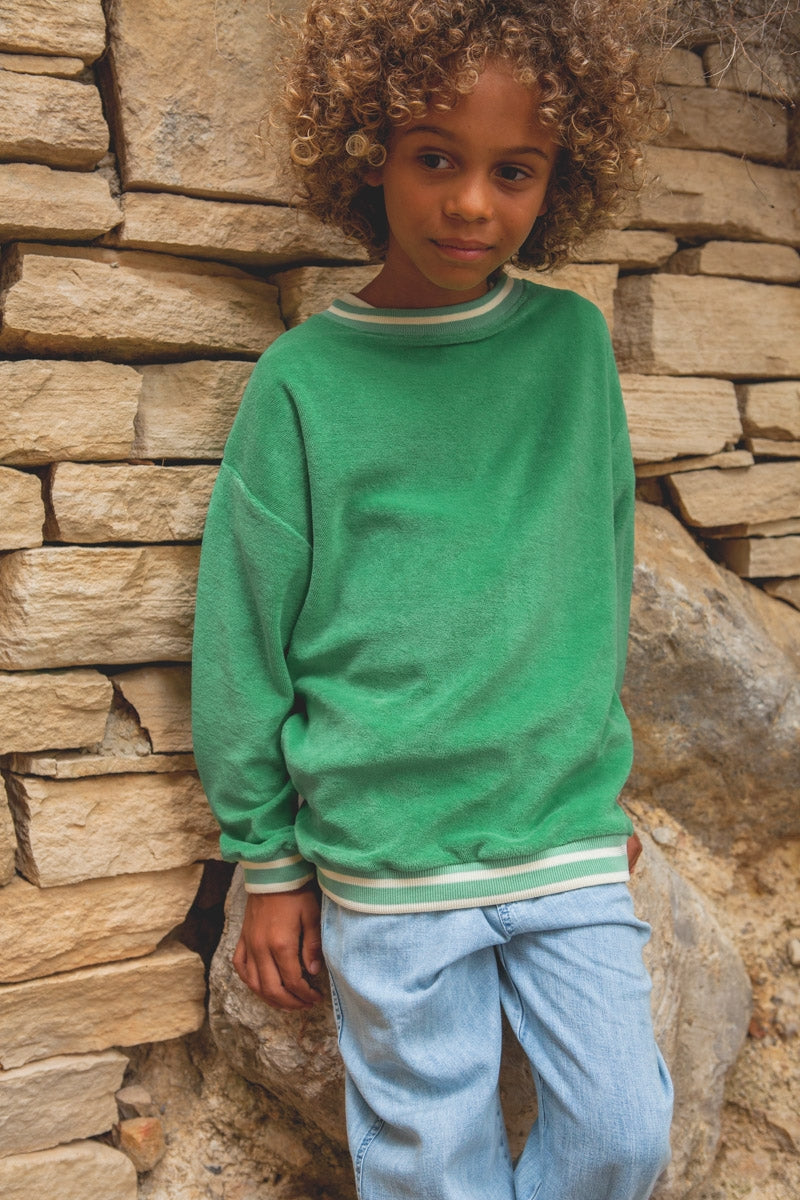 SWEAT POPPY vert aqua-OUTLET-VERT AQUA-marlot-paris