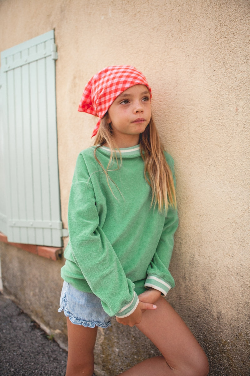 SWEAT POPPY vert aqua-OUTLET-VERT AQUA-marlot-paris